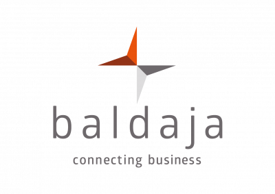 Baldaja Logo Claim zentriert 4c